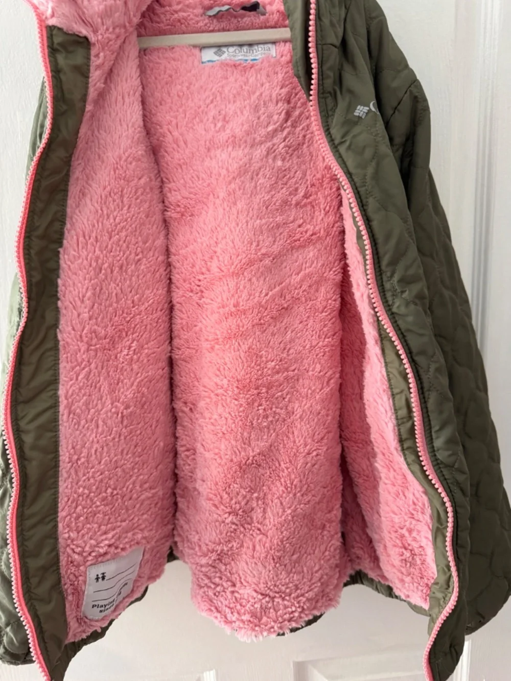 Girls Columbia Bella Plush II Jacket - XS 6/7
